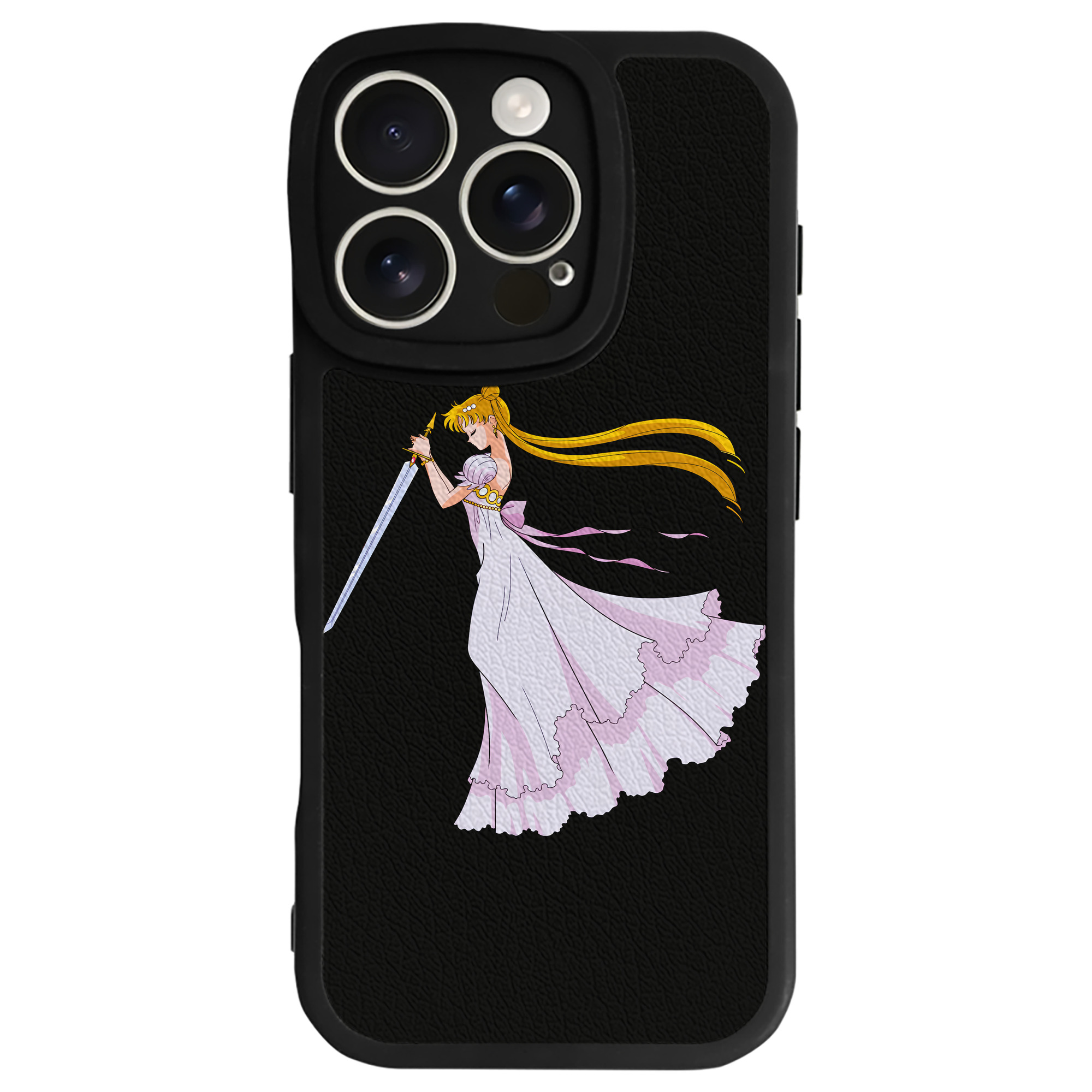 （画像用） 美少女戦士セーラームーン 愛野 美奈子 あいの みなこ Sailor Moon Aino Minako 【iPhone 16シリーズ対応】シリコンスマホケース（レザー調） 材質：シリコン